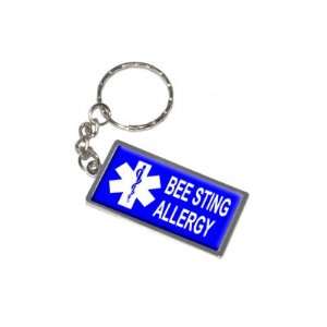 Bee Sting Allergy   New Keychain Ring