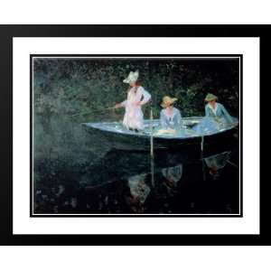  In The Rowing Boat 20x23 Framed and Double Matted Art 