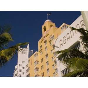 National, Delano, and Sagamore Hotels in Art Deco Style, South Beach 