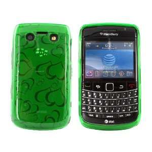  Blackberry Bold 9700 Charger+Screen+Case Clear Green Electronics