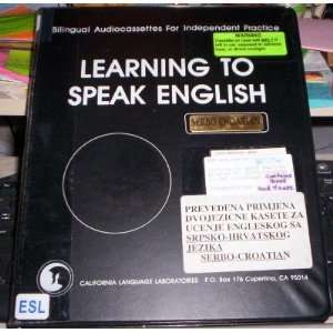  Learning to Speak English Serbo Croatian, Program 2 