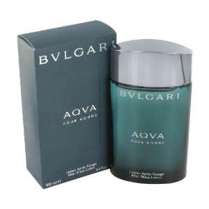  AQUA POUR HOMME by Bvlgari After Shave Lotion 3.4 oz for 