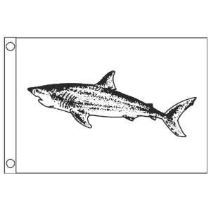  Taylor Made Products Shark Boat Flag (12 x 18) Sports 