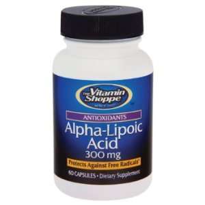Vitamin Shoppe   Alpha Lipoic Acid, 300 mg, 60 capsules