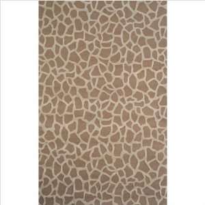   Hand Tufted Area Rug Giraffe 9 x 12 Taupe Carpet Furniture & Decor