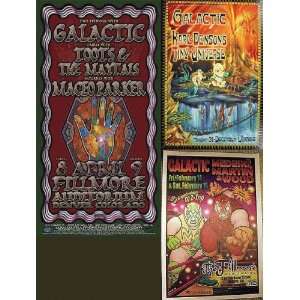  Galactic 11 Piece Concert Poster Collection LOT