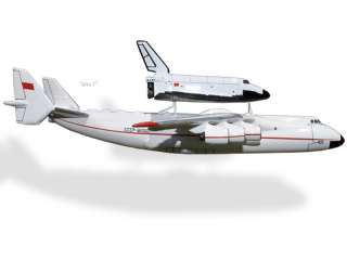 Antonov AN225 Buran Shuttle Wood Desktop Airplane Model  