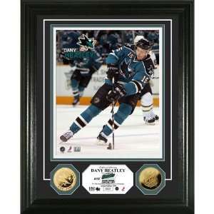  Dany Heatley 24KT Gold Coin Photo Mint