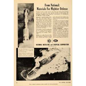  1961 Ad National Distillers & Chemical Air Force Titan 