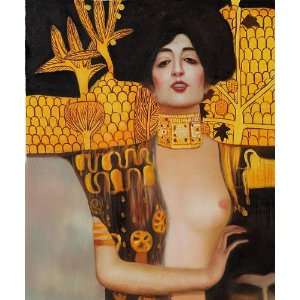 Art Reproduction Oil Painting   Klimt Paintings Judith Klimt I Gold 