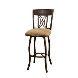  Artista Stool in Umber with Basil Fabric [Set of 2] Size 