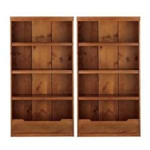 Kids Bookcases Kids White Flat Top With Adjustable Shelves Bookcase 