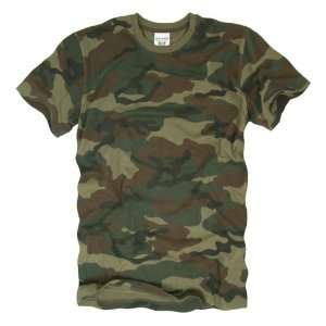  Rapid Dominance Woodland Camo Cotton T shirt, Tees (2X 