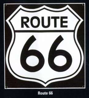 ROUTE 66 VINTAGE SIGN MAGNET ANDE ROONEY SIGNS  