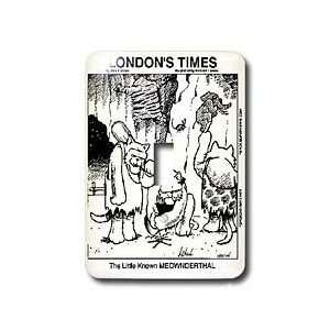 Londons Times Funny Cat Cartoons   Prehistoric Cats   Light Switch 