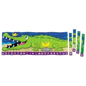  Alligator Alphabet Puzzle   Uppercase Toys & Games