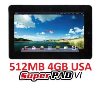 NEW 10 GOOGLE ANDROID 2.2 TABLET FLASH 10.1 512MB 4GB  