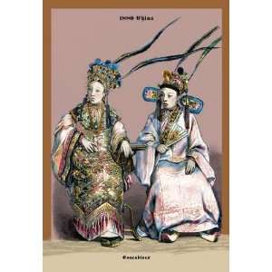  Exclusive By Buyenlarge Chinese Concubines, 19th Century 