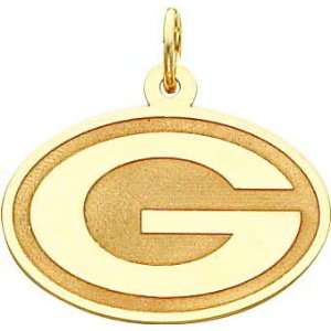    14K Gold NFL Green Bay Packers G Logo Charm
