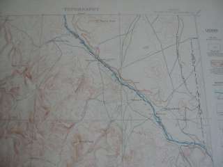 Old 1903 USGS MAP   SILVER CITY ID.   Topographic Sheet  