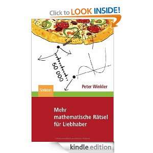 Mehr mathematische Rätsel für Liebhaber (German Edition) Peter 