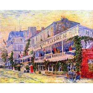  The Restaurant de la siren in Asnières by Van Gogh canvas 