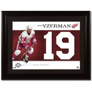   Detroit Red Wings Unsigned Jersey Numbers Piece