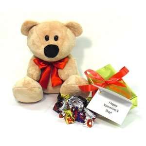  10 Hilbert Bear Bow Package. Includes Bear, Satin Blue 
