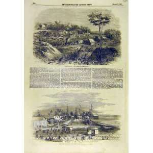  1855 Panama Railway United States Mail Steam Ship Print 