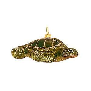Sea Turtle Glass Ornament 