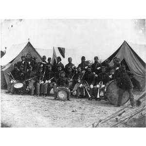   Band,3rd NH Infantry,Hilton Head,SC,1862,Beaufort Co