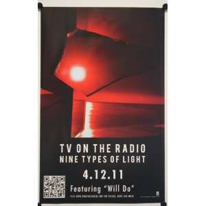  Tv on the Radio Nine Types of Light Promo Poster 14x22 