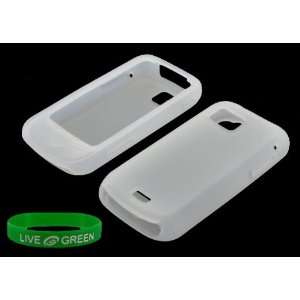  Clear Silicone Skin Case for Samsung Mythic A897 Phone, AT 