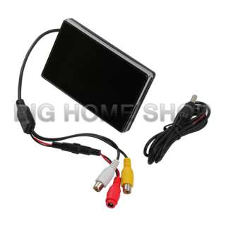 NEW 3.5 DVD VCR TFT LCD Monitor for Car Reverse Camera USA  