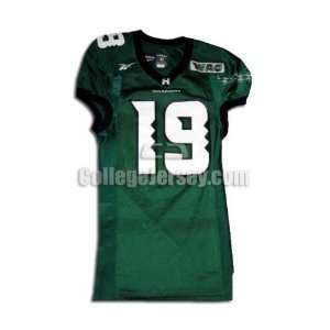   No. 19 Game Used Hawaii Reebok Football Jersey