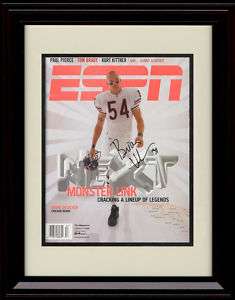 Framed Brian Urlacher ESPN Magazine Autograph Print  