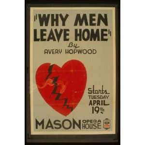   Why men leave home by Avery Hopwood 1938 