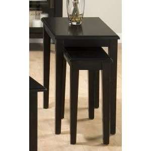    Jofran Carver Black Chairside Nesting Tables