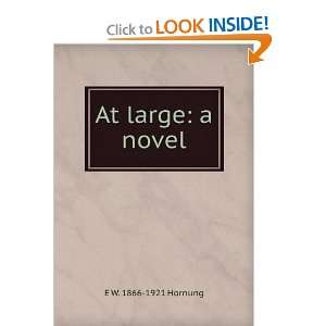  At large a novel E W. 1866 1921 Hornung Books