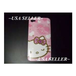  Iphone 4 Hello Kitty Hard Case Cover ~Usa Seller~ (Att 