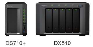 Synology DS710+ 3TB (1 x 3000GB) 2 bay NAS Server   Powered by Hitachi 