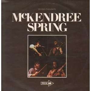    SECOND THOUGHTS LP (VINYL) UK MCA 1970 MCKENDREE SPRING Music