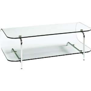  Lujuria Entertainment Stand with Clear Glass