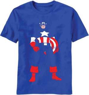 Marvel T Shirt Captain America Invisible Captain  