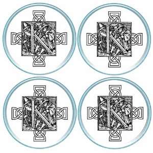    Gift Boxed Set of 4 Round Coasters Dance of Death K
