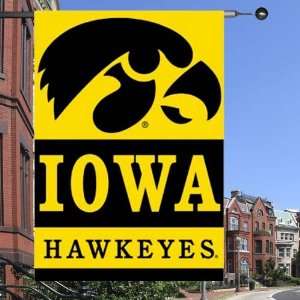  Iowa Hawkeyes 28 x 40 Two Sided Banner Flag