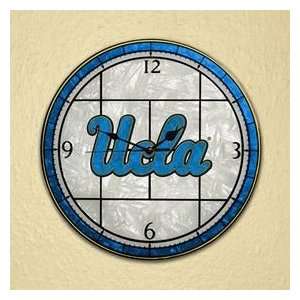 UCLA Bruins Glass Wall Clock 