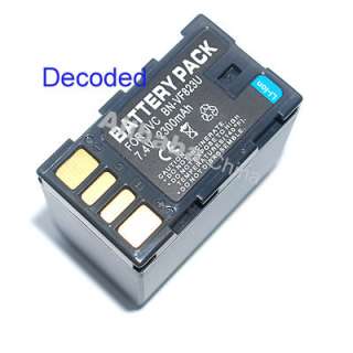 Decoded BN VF823 Battery for JVC Everio GZ MG680US  