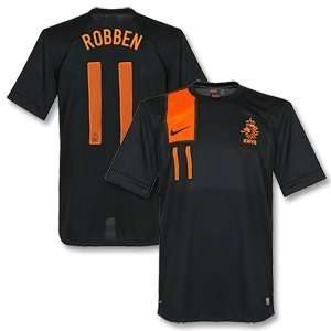 12 13 Holland Away Jersey + Robben 11 