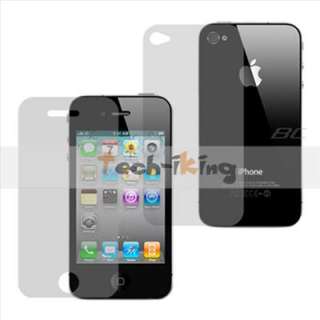 Anti glare Front+Back Full Body Screen Protector Cover for iPhone 4 